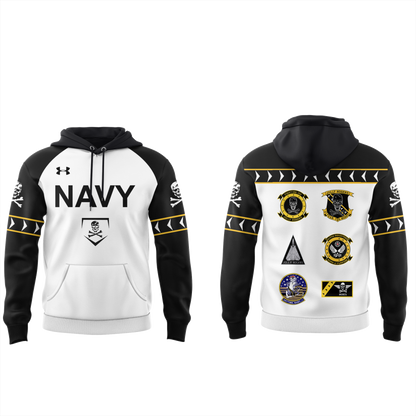 Special 2025 Jolly Rogers Navy Midshipmen Baseball Hoodie