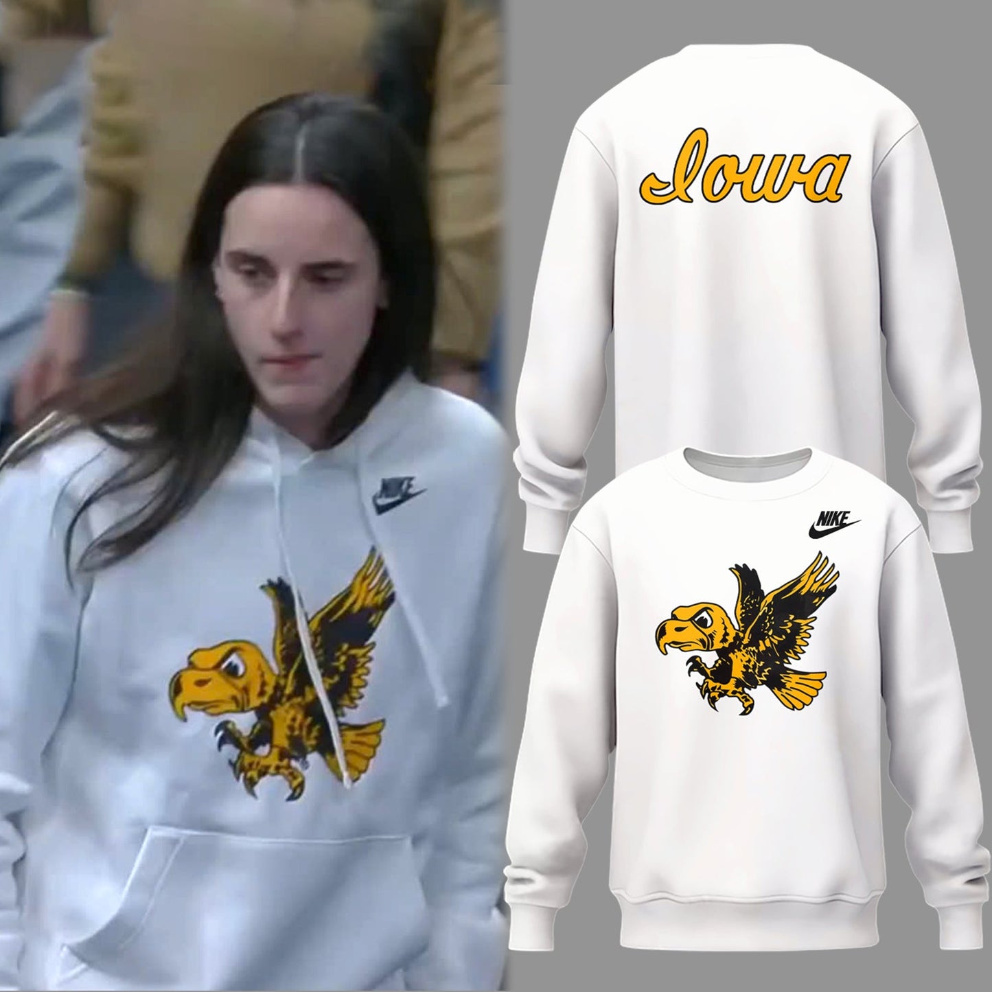 Iowa Hawkeyes 2025 Limited Caitlin Clack Sweatshirt