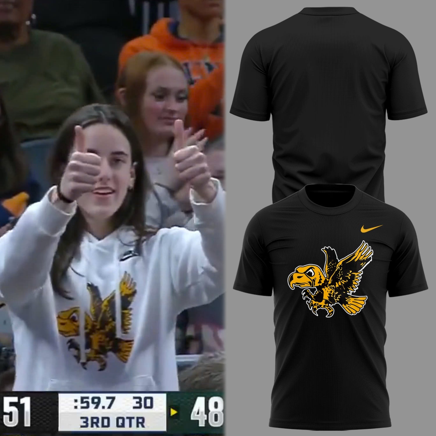 Iowa Hawkeyes 2025 Limited Caitlin Clack T-Shirt
