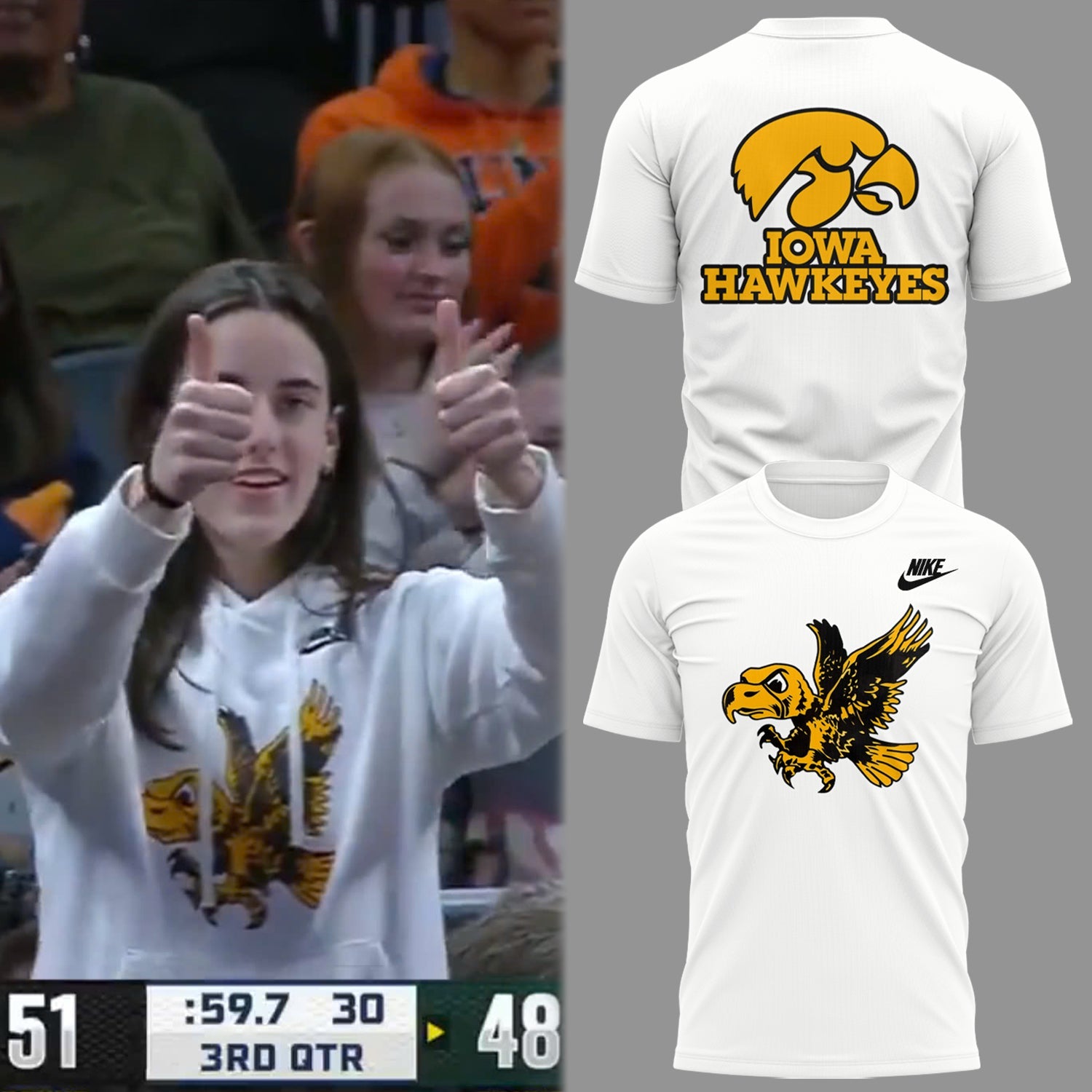 Iowa Hawkeyes 2025 Limited Caitlin Clack T-Shirt