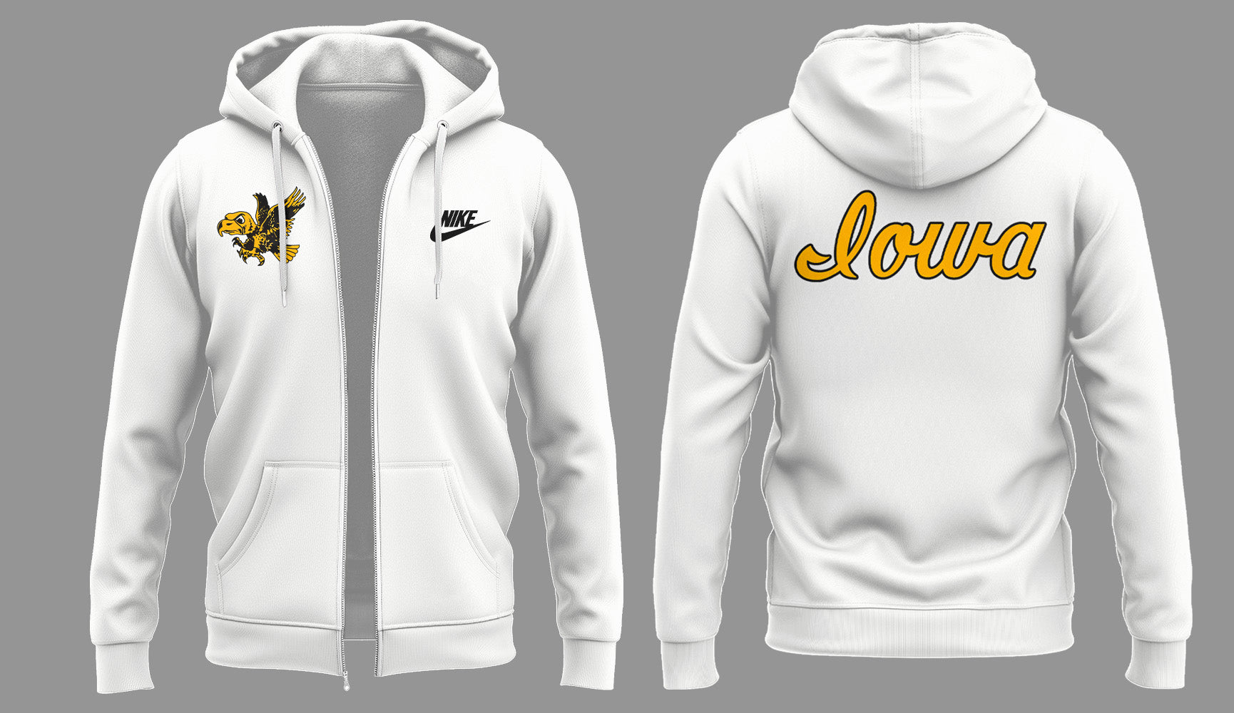 Iowa Hawkeyes 2025 Limited Caitlin Clack Zip Hoodie