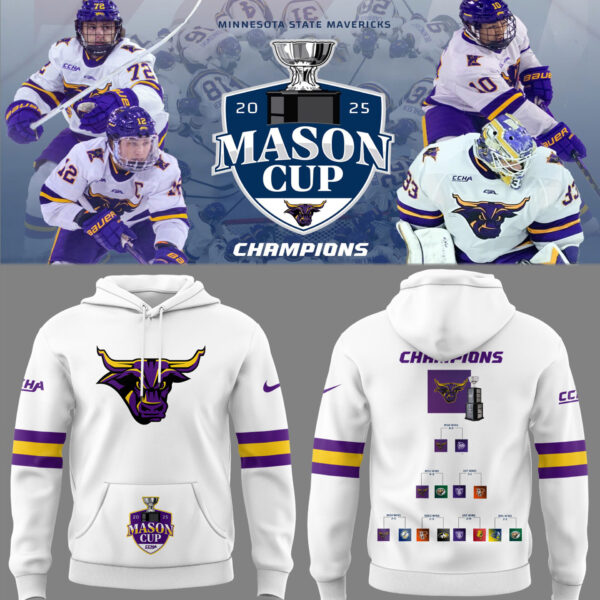 MSU Mavericks Men’s Hockeys Limited Mason Cup Champions 2025 Hoodie