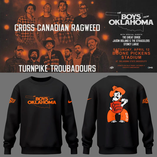 Cowboys Limited The Boys From Oklahoma Black Sweatshirt