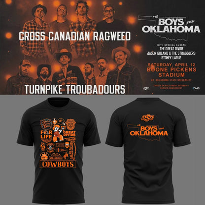 Limited Edition The Boys From Oklahoma Black T-Shirt