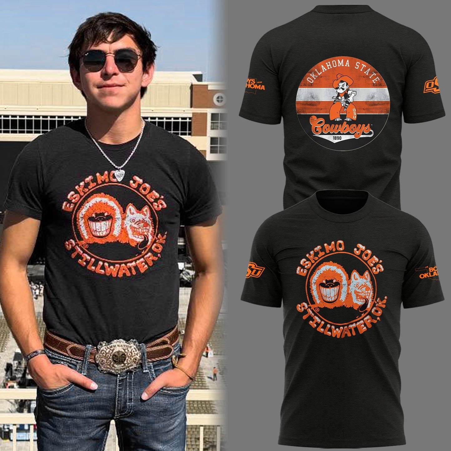 Limited Edition The Boys From Oklahoma Black T-Shirt