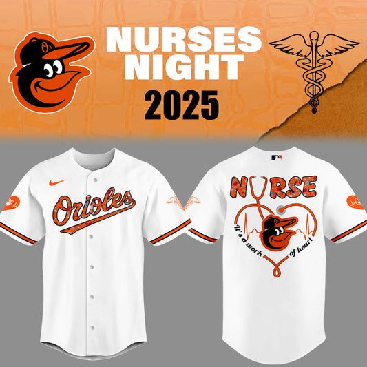 Baltimore Orioles Baseball White Jersey