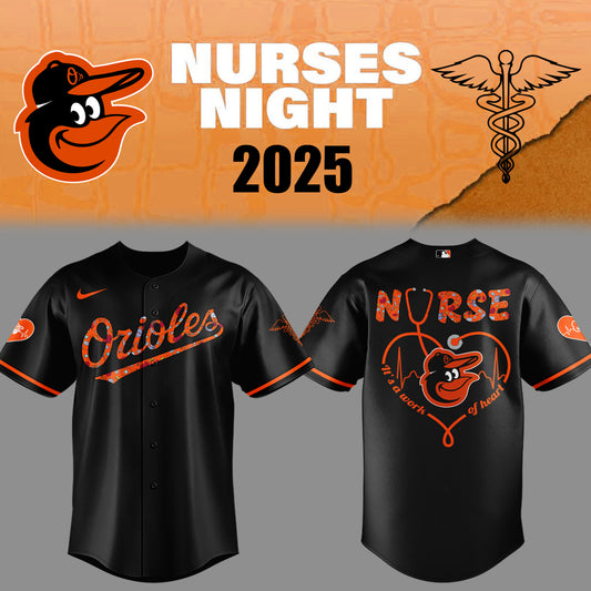 Baltimore Orioles Baseball Black Jersey