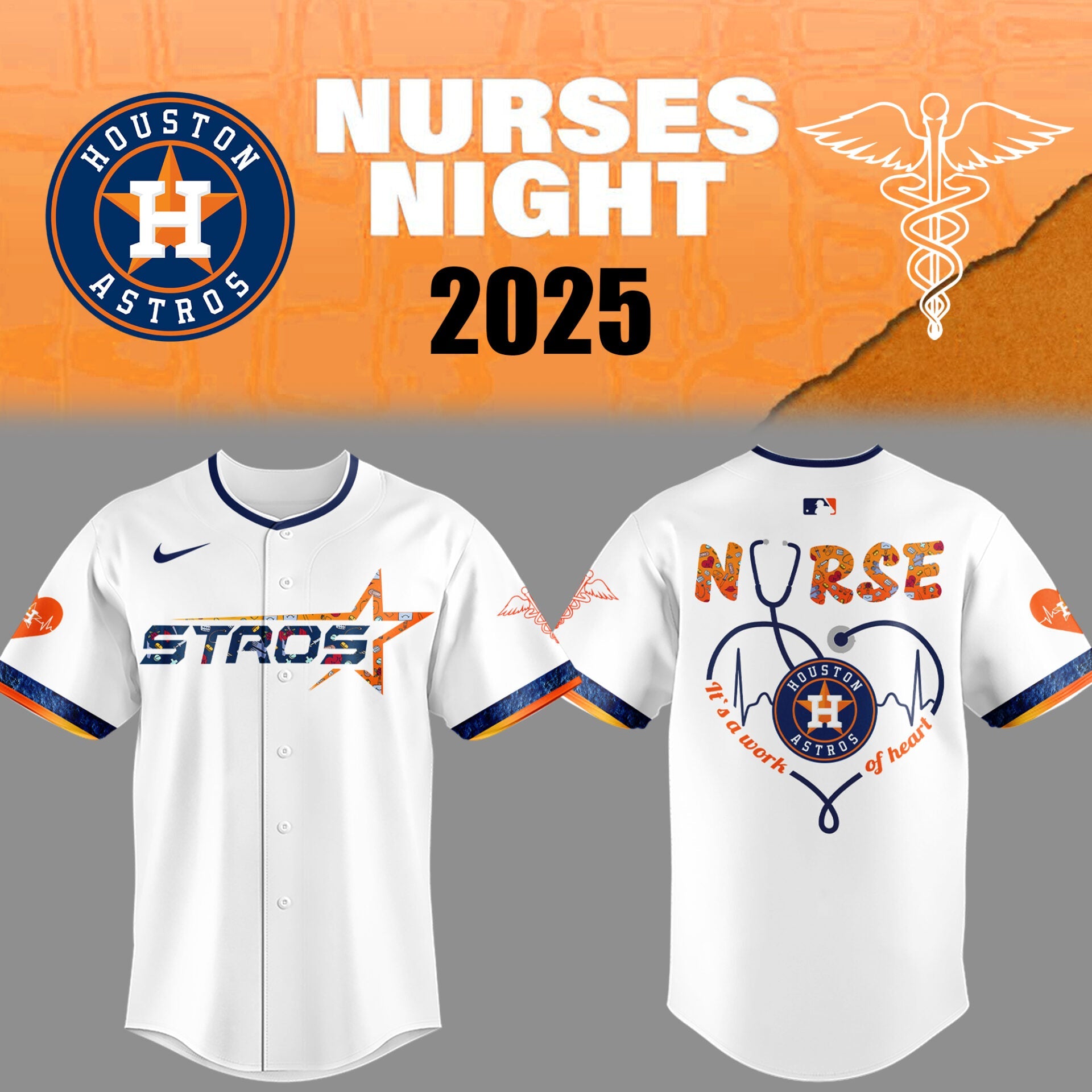 Houston Astros Baseball CC Jersey