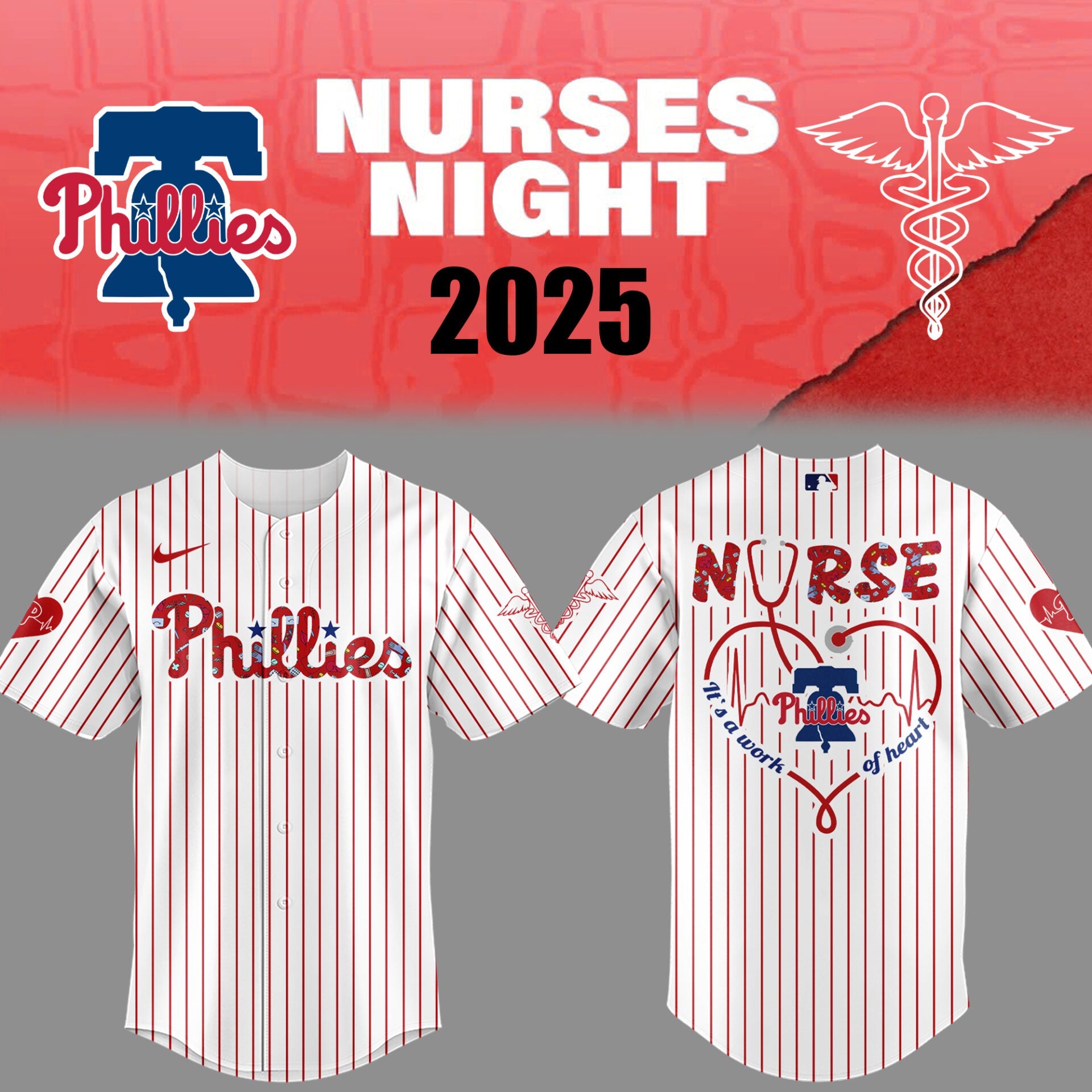 Philadelphia Phillies Baseball White Jersey