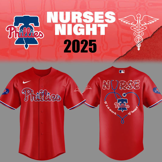 Philadelphia Phillies Baseball Red Jersey