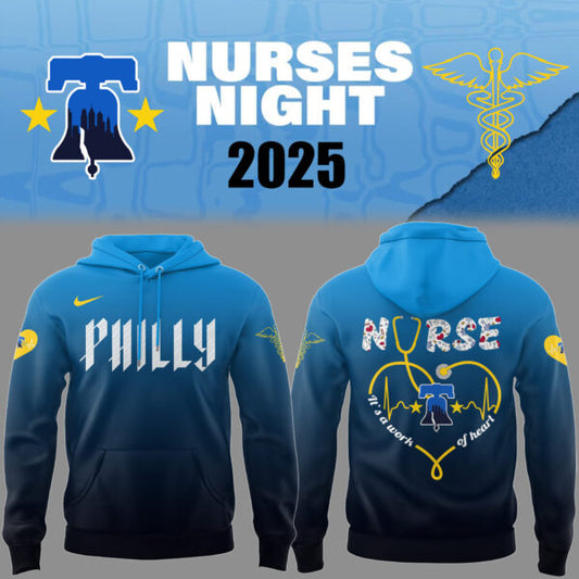 Philadelphia Phillies Baseball Mix Hoodie For Nurses Night 2025 Season