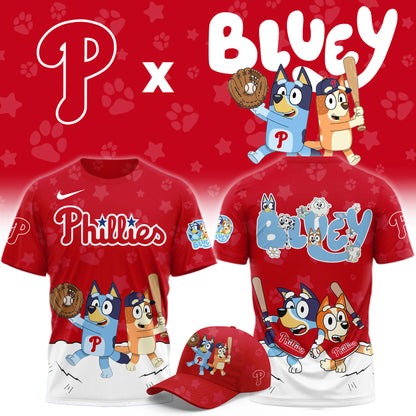 Philadelphia Phillies Bluey Night Game Limited T-Shirt