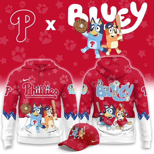 Philadelphia Phillies Bluey Night Game Limited Hoodie