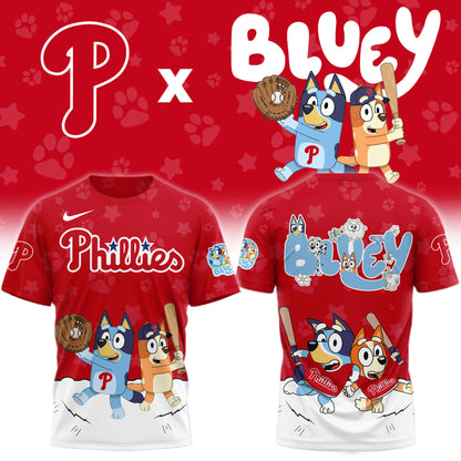 Philadelphia Phillies Bluey Night Game Limited T-Shirt