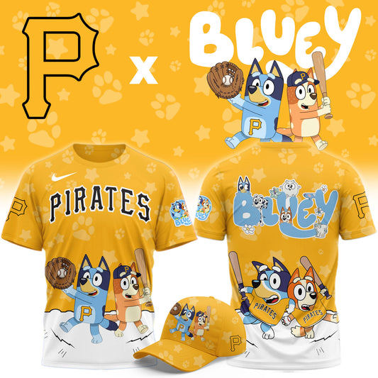Pittsburgh Pirates Bluey Night Game Limited T-Shirt