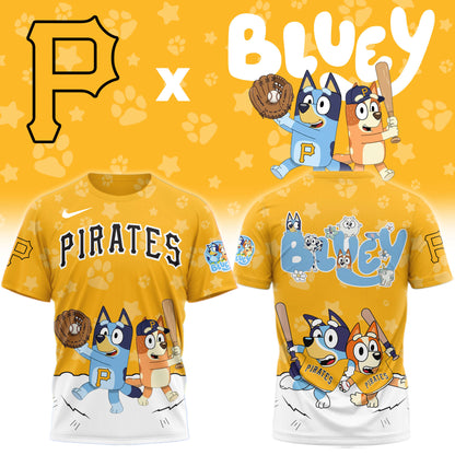 Pittsburgh Pirates Bluey Night Game Limited T-Shirt