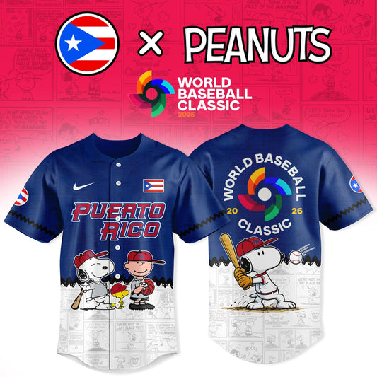 Puerto Rico Baseball Jersey x Peanut 2026  World Baseball Classic