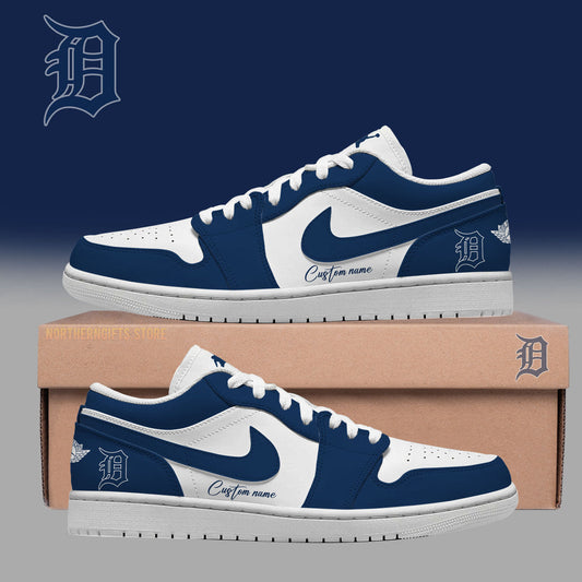 Detroit Tigers AF1 Sneakers Gifts For Detroit Tigers Fans Custom Name