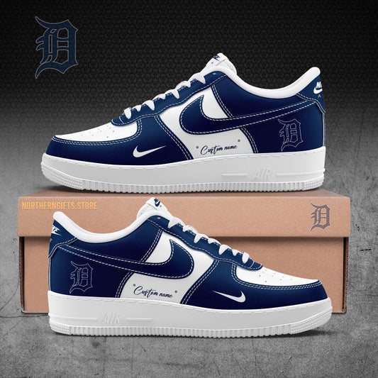 Detroit Tigers AF1 Sneakers Gifts For Detroit Tigers Fans Custom Name