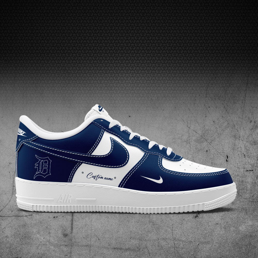 Detroit Tigers AF1 Sneakers Gifts For Detroit Tigers Fans Custom Name
