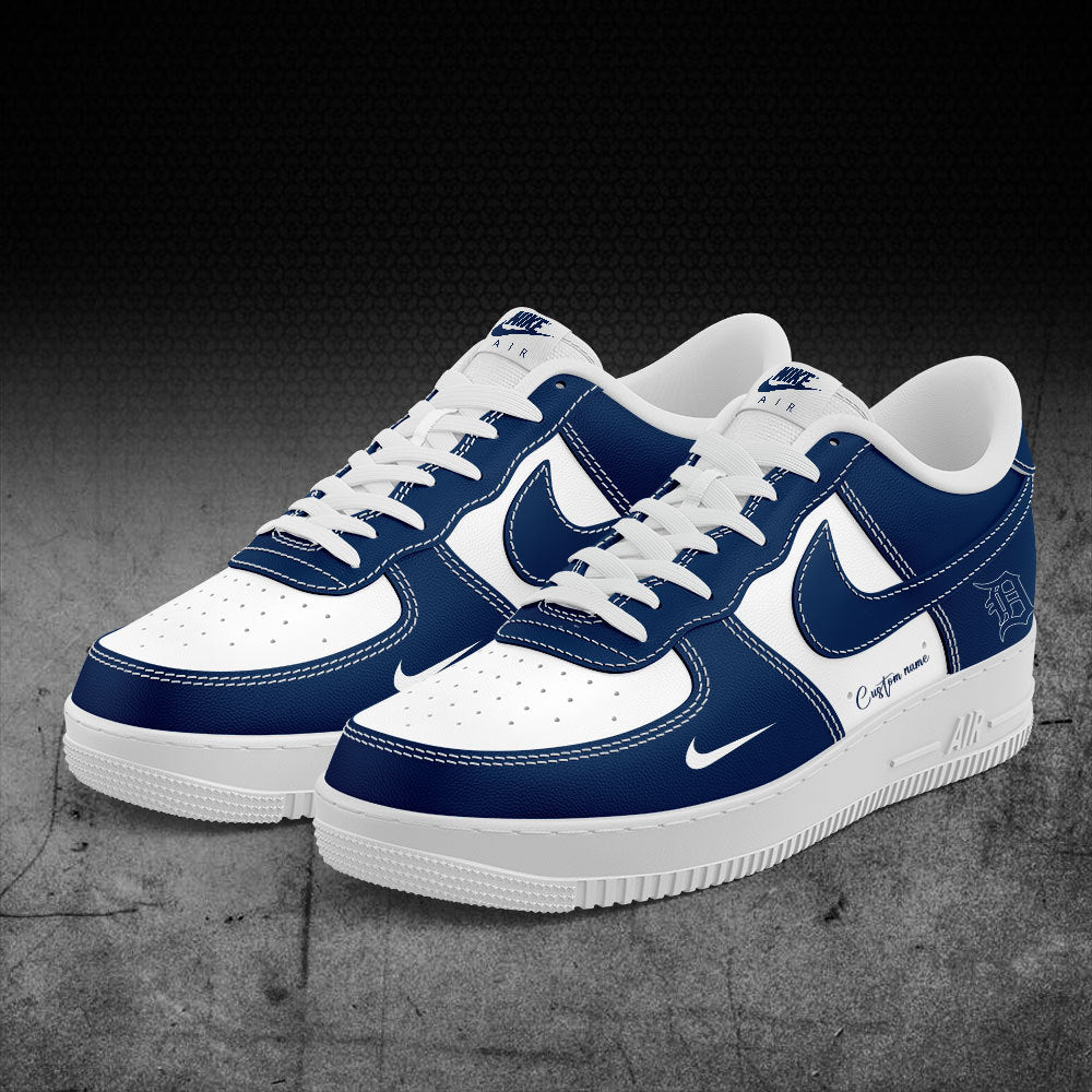 Detroit Tigers AF1 Sneakers Gifts For Detroit Tigers Fans Custom Name