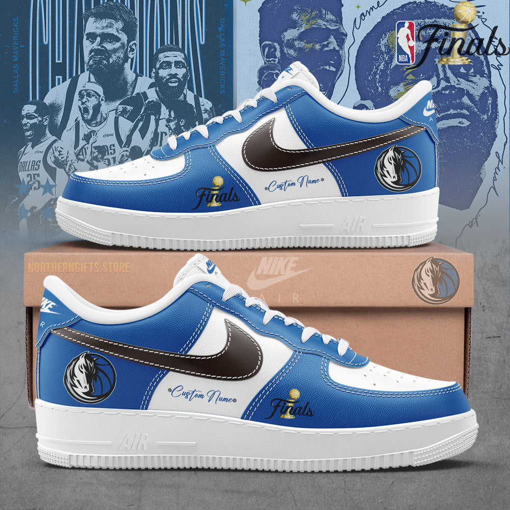 Dallas Mavericks AF1 Sneaker Champion Custom Name For Fans