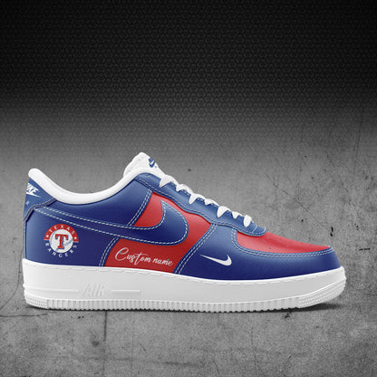 Texas Rangers Gifts For Fans AF1 Sneakers Custom Name
