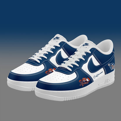 Detroit Tigers AF1 Sneakers Gifts For Detroit Tigers Fans Custom Name