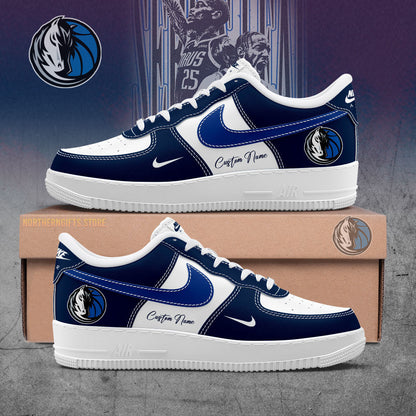 Dallas Mavericks AF1 Sneaker Custom Name For Fans