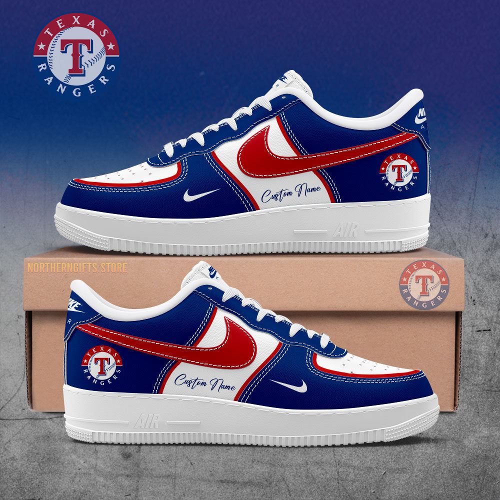 Texas Rangers AF1 Sneakers Custom Name