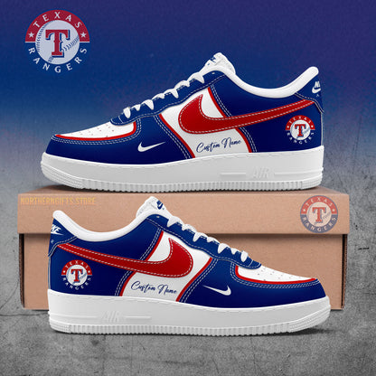 Texas Rangers AF1 Sneakers Custom Name