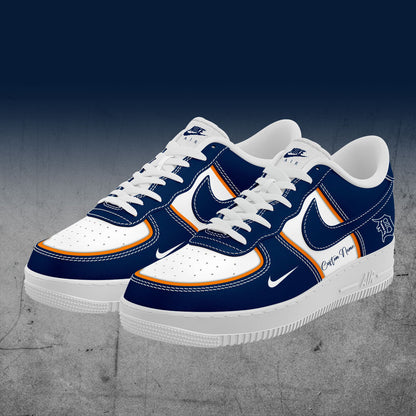 Detroit Tigers AF1 Sneakers Gifts For Detroit Tigers Fans Custom Name