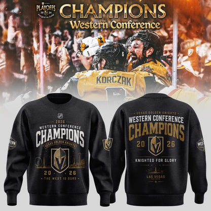 2026 Western Conference Champions Commemorative Celebration T-Shirt - Vegas Golden Knights Fan Collection