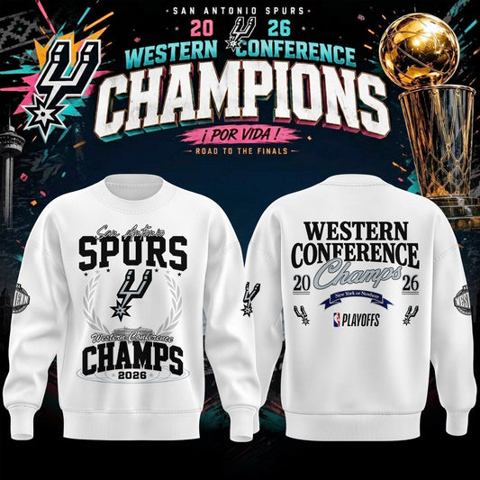 San Antonio Spurs - 2026 Western Conference Champions Sweater | AP66