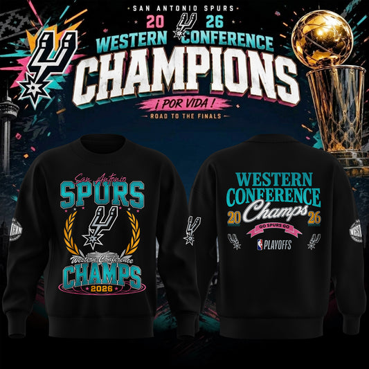 San Antonio Spurs - 2026 Western Conference Champions Sweater | WP58