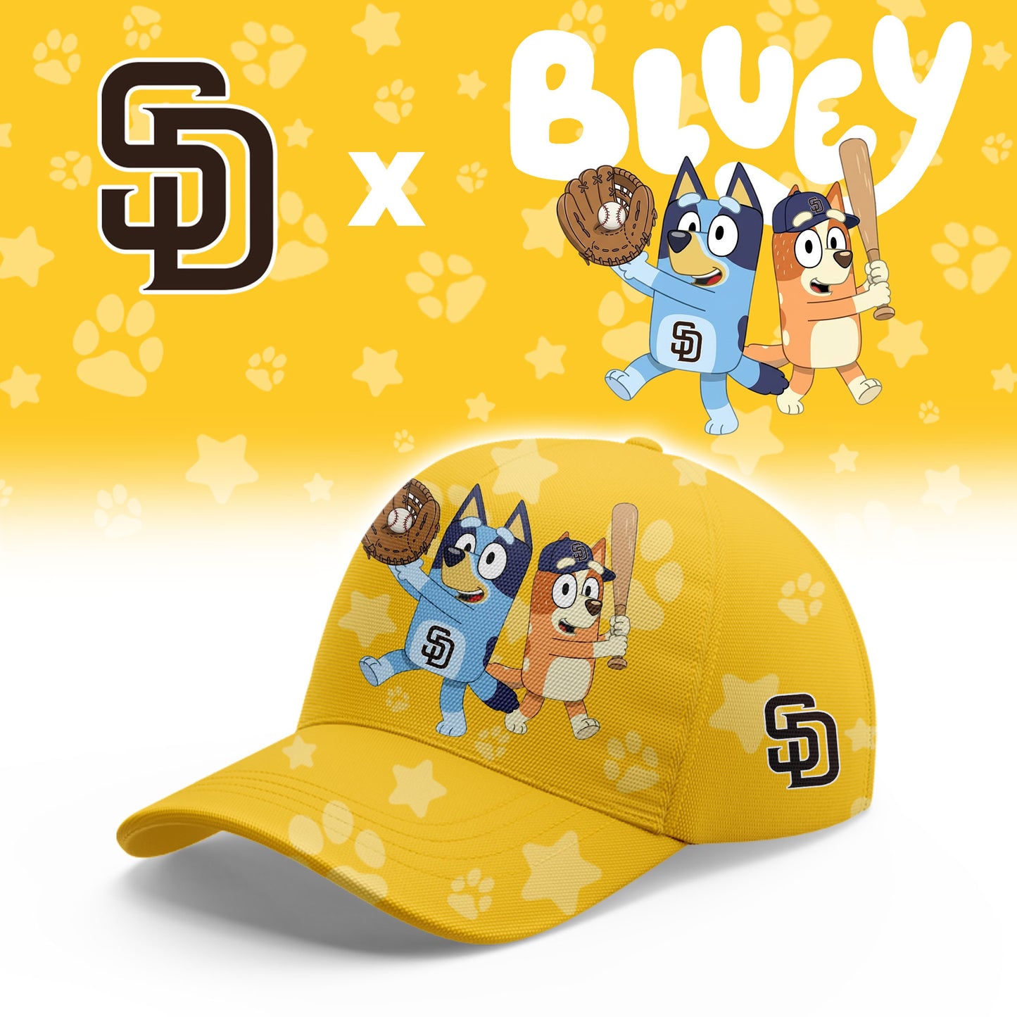 San Diego Padres Bluey Night Game Limited T-Shirt