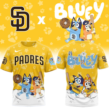 San Diego Padres Bluey Night Game Limited T-Shirt