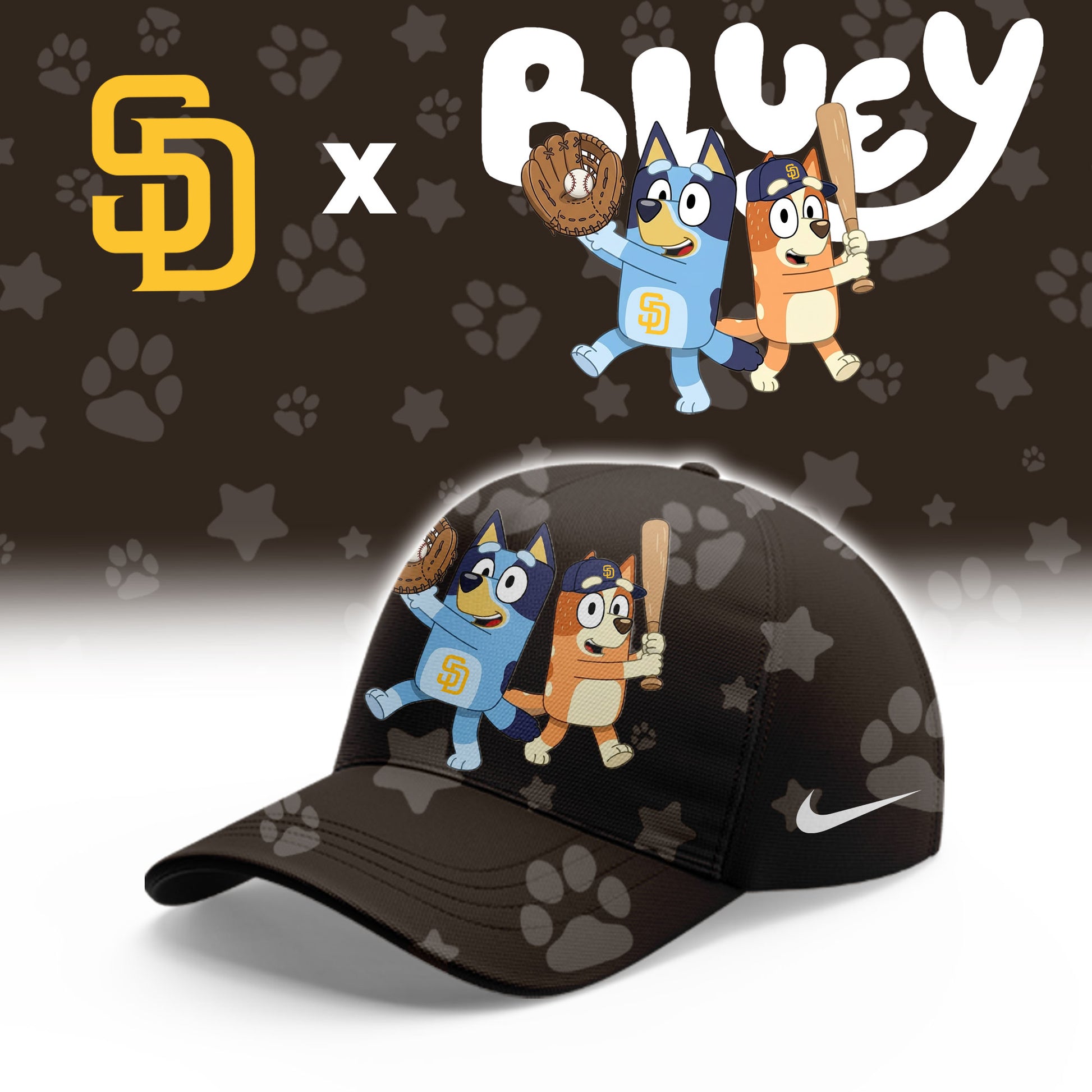 San Diego Padres Bluey Night Game Limited Hoodie