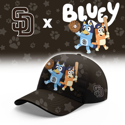 San Diego Padres Bluey Night Game Limited Brown T-Shirt