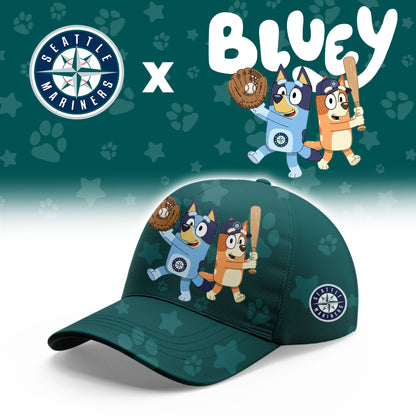 Seattle Mariners Bluey Night Game Limited T-Shirt