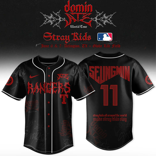 Texas Rangers x Stray Kids Word tour 2025