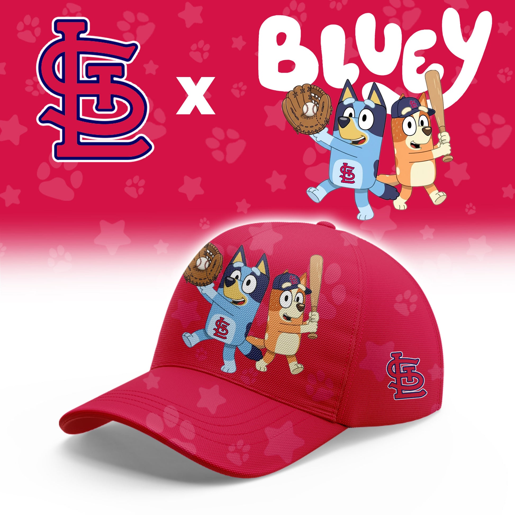 St. Louis Cardinals Bluey Night Game Limited T-Shirt