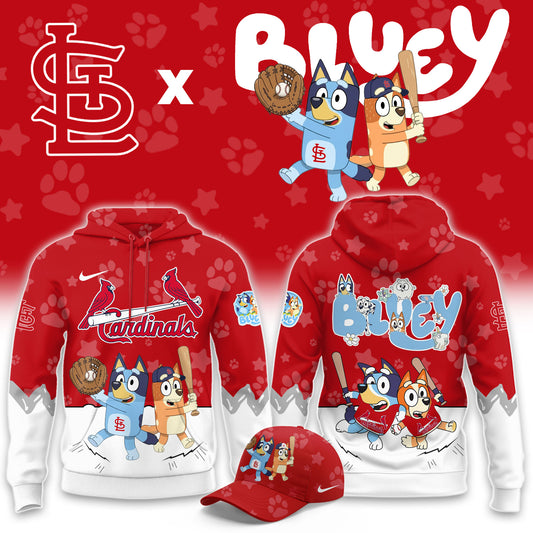 St. Louis Cardinals Bluey Night Game Limited Hoodie