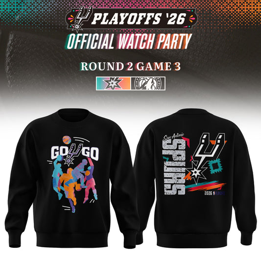 2026 Game3 San Antonio Spurs Playoffs Sweater | TF30