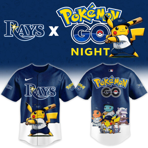 Tampa Bay Rays Pokemon GO Night Limited Baseball Jersey