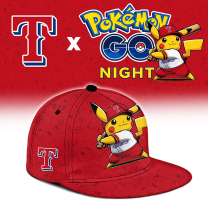 Texas Rangers Pokemon GO Night Limited Baseball Jersey