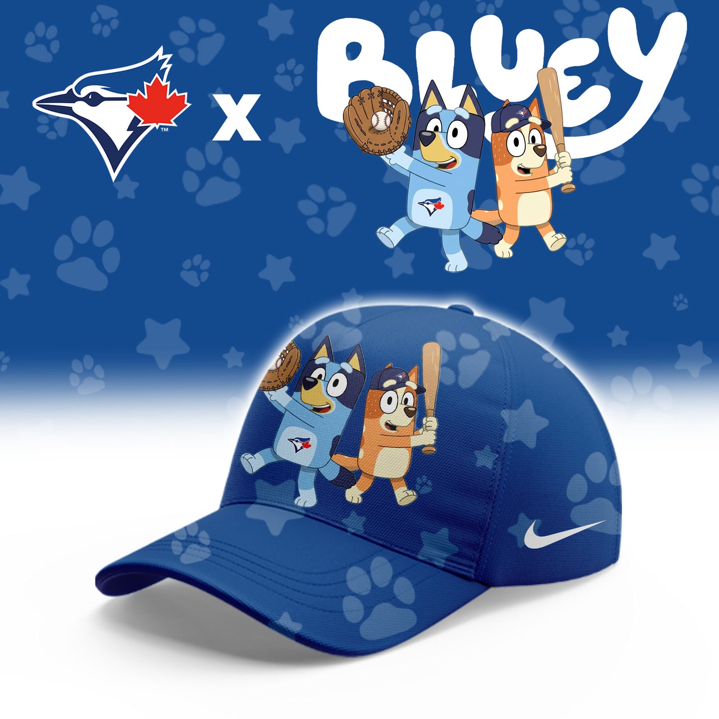 Toronto Blue Jays Bluey Night Game Limited Hoodie