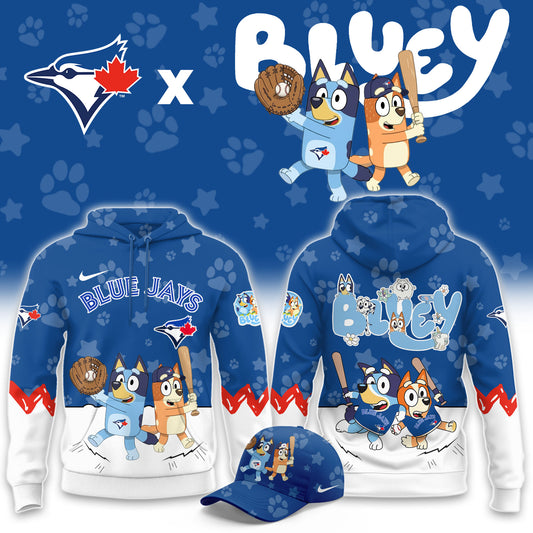 Toronto Blue Jays Bluey Night Game Limited Hoodie