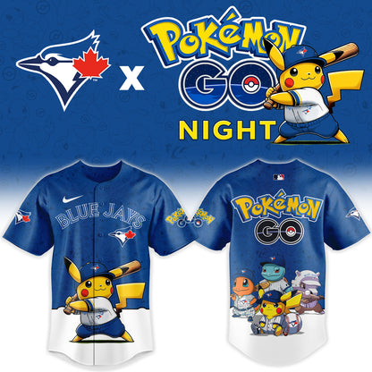 Toronto Blue Jays Pokemon GO Night Limited Baseball Jersey