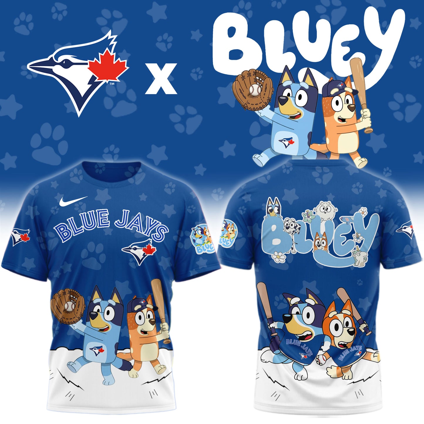 Toronto Blue Jays Bluey Night Game Limited T-Shirt